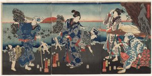 Sunrise at Futami Bay by Utagawa Kuniyoshi