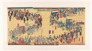Procession of People from the Five Countries by Utagawa Sadahide