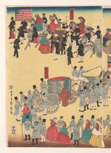 Procession of People from the Five Countries by Utagawa Sadahide