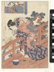 Courtesan Compared to Koteiken (Parodies of the 24 Examples of Filial Piety) by Utagawa Sadatora
