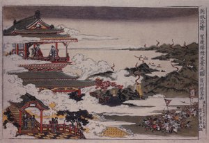 An Lushan and His Troops Attack on Emperor, ca 1770