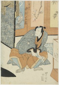 Actor Nakamura Shikan as Magohachi of Takenozuka by Utagawa Toyokuni