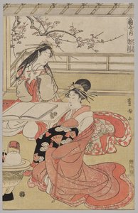 Courtesans of the Ōgiya on a Spring Outing by Utagawa Toyokuni