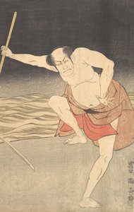 An Actor Beside Water by Utagawa Toyokuni I