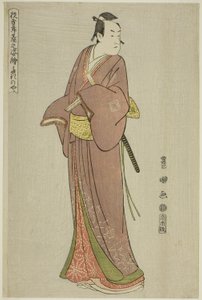 Takinoya: Ichikawa Monnosuke II as Soga no Juro, from the series "Portraits of Actors on Stage"