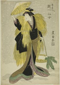 The Actor Segawa Senjo as Shirotae by Utagawa Toyokuni I