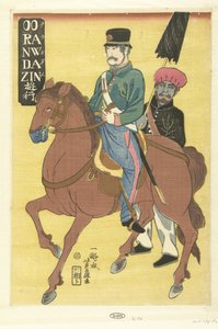 Riding Dutchman by Utagawa Yoshifuji