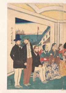 Foreigners Enjoying a Banquet