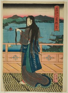 The Eight Views at Lake Biwa in the Evening
