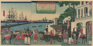 The Port of London, England, from the series "Collection of Scenic Places in Foreign Lands"