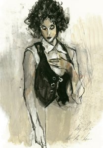 Elegant Pensive Woman