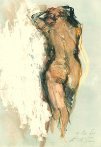 Expressive Female Nude by Ute Rathmann