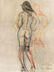 Sensual Nude Drawing