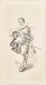 Gentleman in Renaissance Costume and Ruff by Vaclav Brozik
