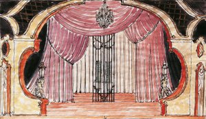 Set design for Cosi Fan Tutte by Wolfgang Amadeus Mozart by Vaclav Gottlieb