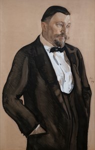 Portrait of Alexei Vikulovich Morozov by Valentin Aleksandrovich Serov