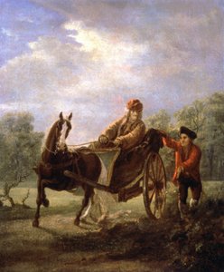 Voltaire in a Cart, c. 1770-1775