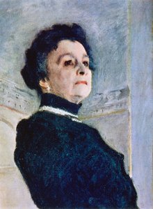 Portrait of Maria Nikolayevna Yermolova (detail), 1905 by Valentin Serov