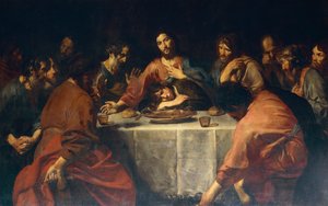 Last Supper by Valentin de Boulogne