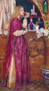 The Queen was in the Parlour, Eating Bread and Honey by Valentine Cameron Prinsep