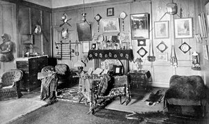 A room in Stirling Castle, Scotland, 1924-1926