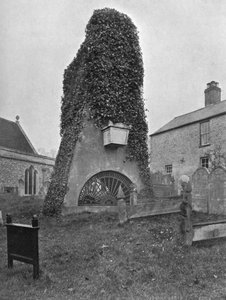A tomb above ground, Pinner Churchyard, London by Valentine and Sons Ltd