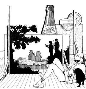 The Pleasures of Summer Food and Drink. In Front of the Set