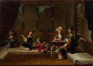 Women Embroidering