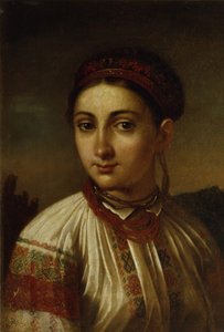 Girl from Podillia by Vasili Andreevich Tropinin