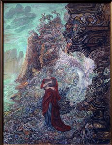 Sappho and Pegasus by Vasili Dmitrievich Millioti
