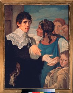The Chiromancy. Self Portrait