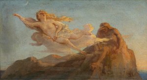 Cloudlet and Cliff. Illustration to the Poem 