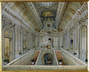 The Main Staircase in the Yusupov Palace in St Petersburg