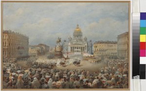 Opening Ceremony of the Monument to Nicholas I on the Mariinsky Square