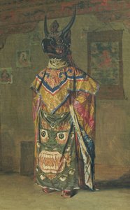 Buddhist Lama during the Holiday in the Pemionchi Cloister