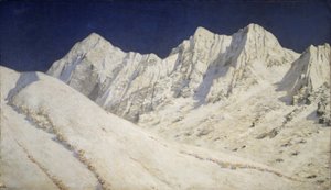 Snow on the Himalayas, India