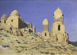 Necropolis Shah-i-Zinda The Living King in Samarkand by Vasili Vasilievich Vereshchagin