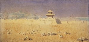 Ruins in Chuguchak, Xinjiang, 1869 by Vasili Vasilievich Vereshchagin