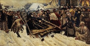 The Execution of Boyarina Pajaritar Morozova (d.1675)