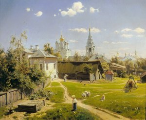 Moscow Courtyard by Vasily Polenov