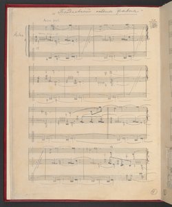The Afternoon of a Faun, Full Choreographic Score, Add MS 47215, f.3v