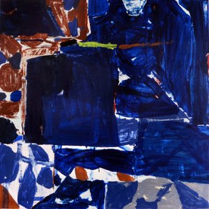 Deep Blue Abstraction by Vered Gersztenkorn