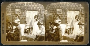 Dressing for the Ball, c.1900 by Vermont, USA H.C. White Company