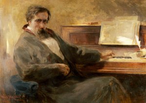 Portrait of Amilcare Ponchielli by Vespasiano Bignami