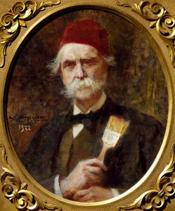 Self-portrait by Vespasiano Bignami by Vespasiano Bignami