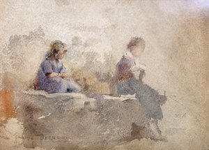 Two young women