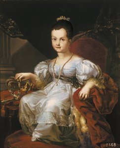 Portrait of Isabella II as a Child by Vicente Lopez y Portana
