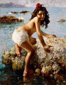 The Girl on the Rock