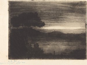 Lake Nemi by Vicomte Ludovic Lepic