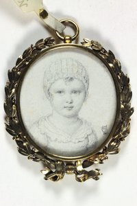 Drawing of a Young Child Traditionally Identified as Napoleon II